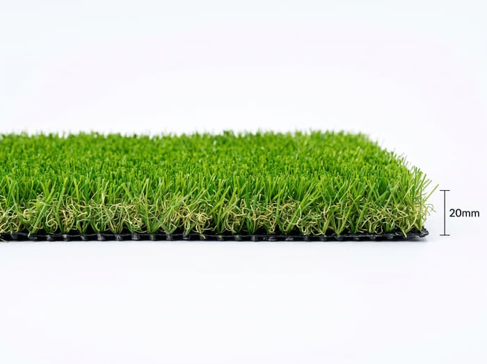 20mm artificial grass pile height sample