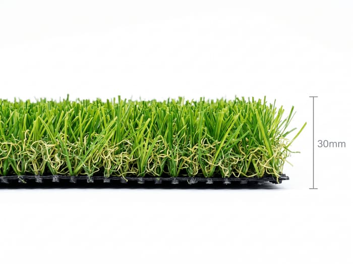 30mm artificial grass pile height sample
